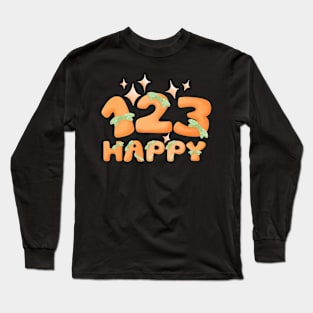 Alphabet 123 Happy Day Long Sleeve T-Shirt